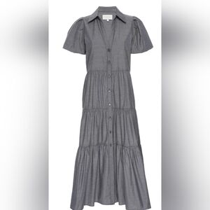 Brochu Walker The Havana Dress Washed Slate Size Large